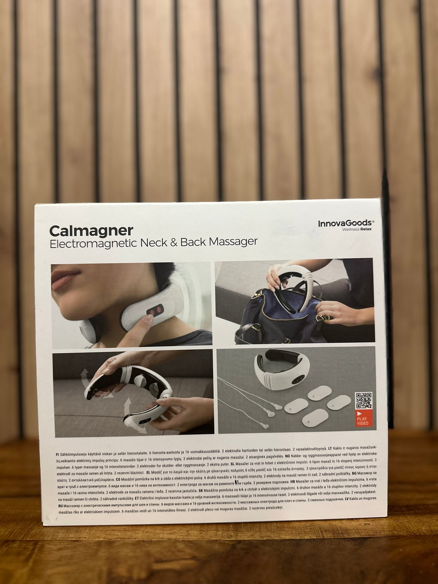 Masajeador cervical electromagnético