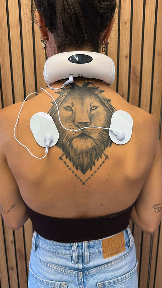 Masajeador cervical electromagnético